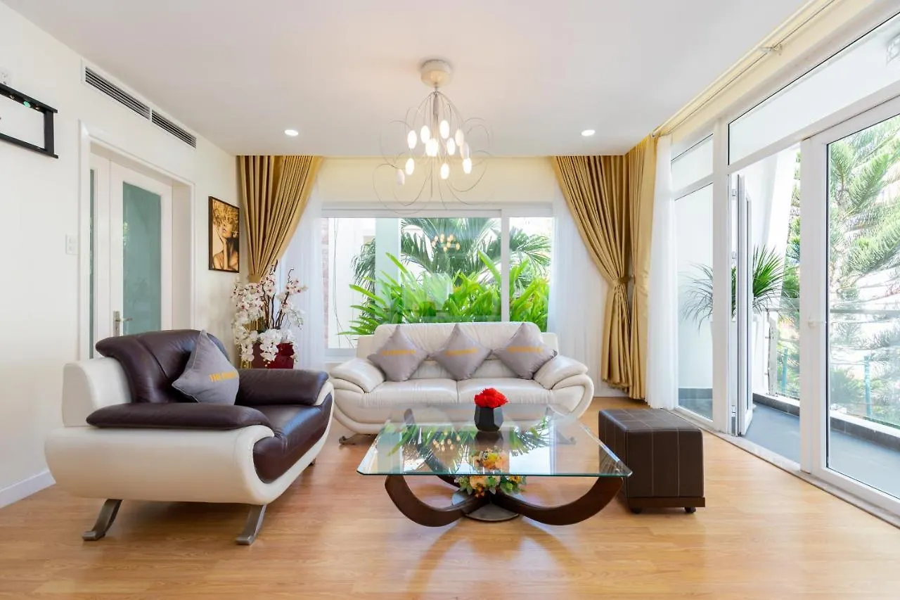 Palm Villas 5 Luxury- 4 Phong Ngu Cao Cap Bai Sau فونج تاو 0*,